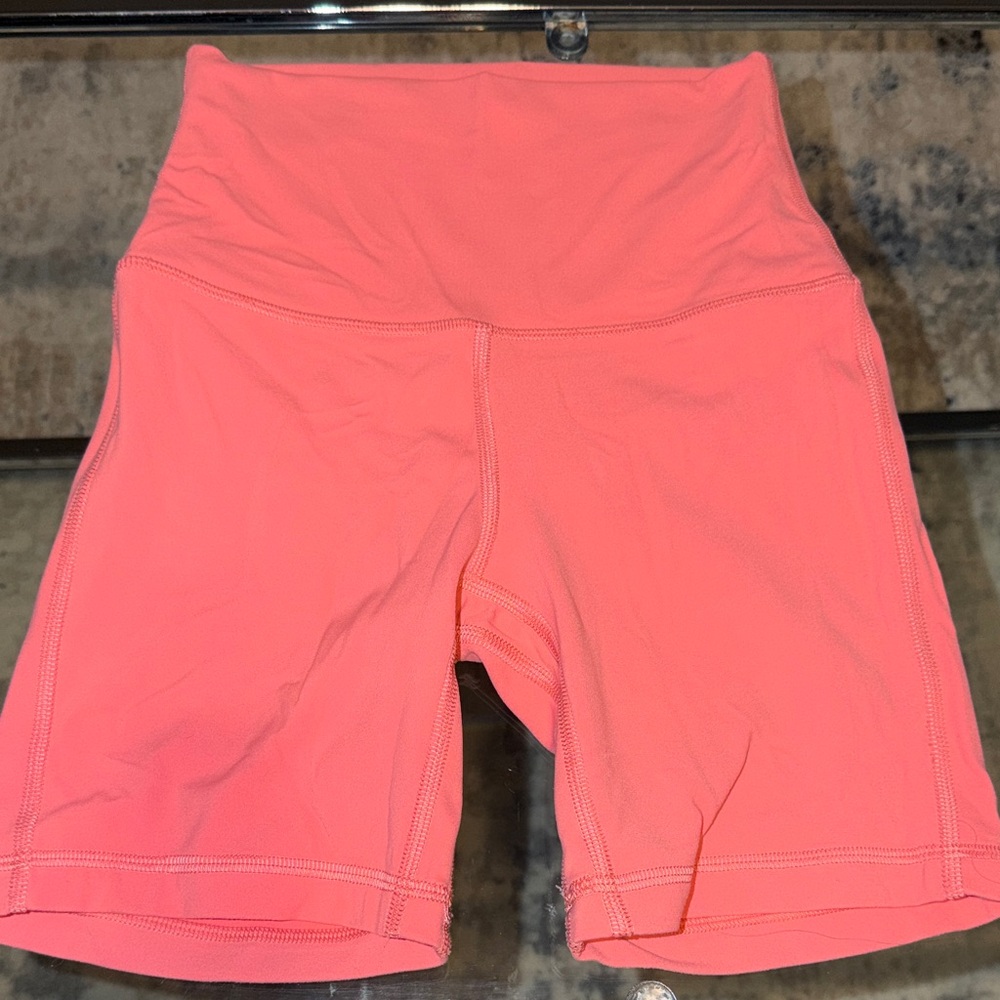 Lululemon Athletica Coral Bike Shorts